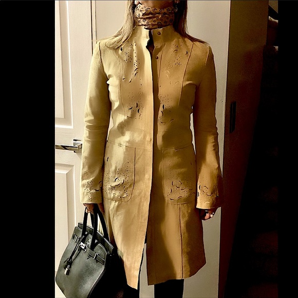 NEW🦋 Simon’s Contemporaine Suede Coat - Picture 9 of 9